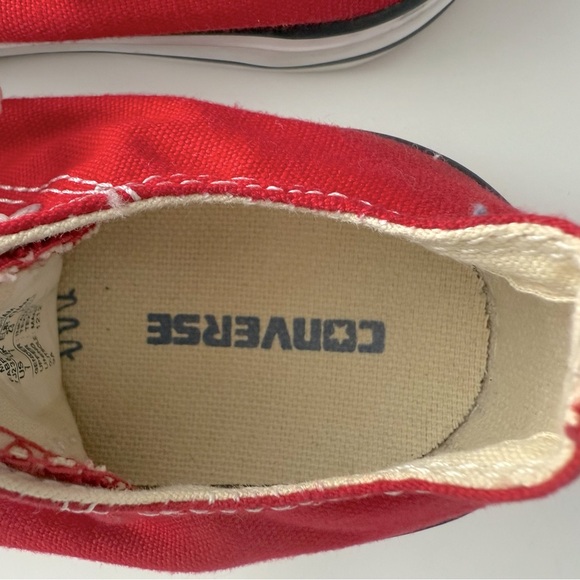 Infants Converse Red Sneakers - Size 7 - Picture 6 of 10